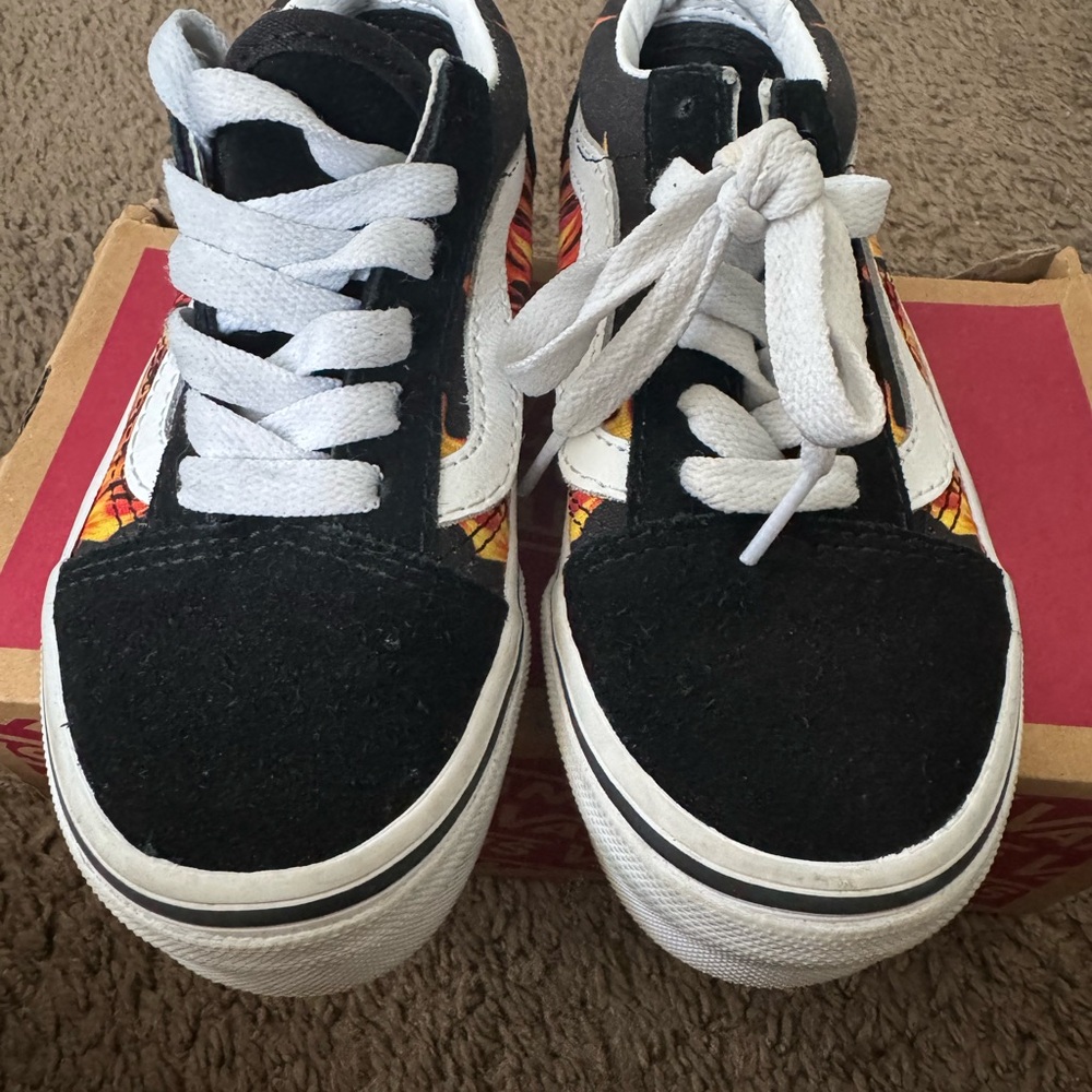 Vans Black and White Old Skool Sneakers Iconic Skate Style